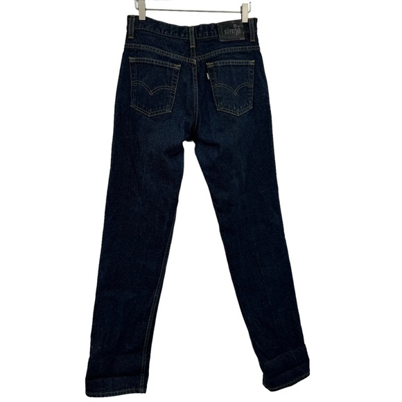 Levi’s Vintage 90s Silvertab Relaxed Guys Fit Dark Wash Jeans Size 7 - Picture 3 of 8